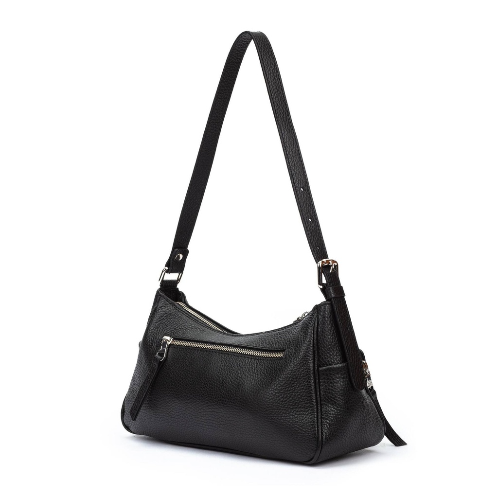 BEGET - Hobo con piel suave y cremallera para mujer. (6)