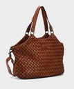 FAURA - Bolso shopper trenzado para mujer (1)