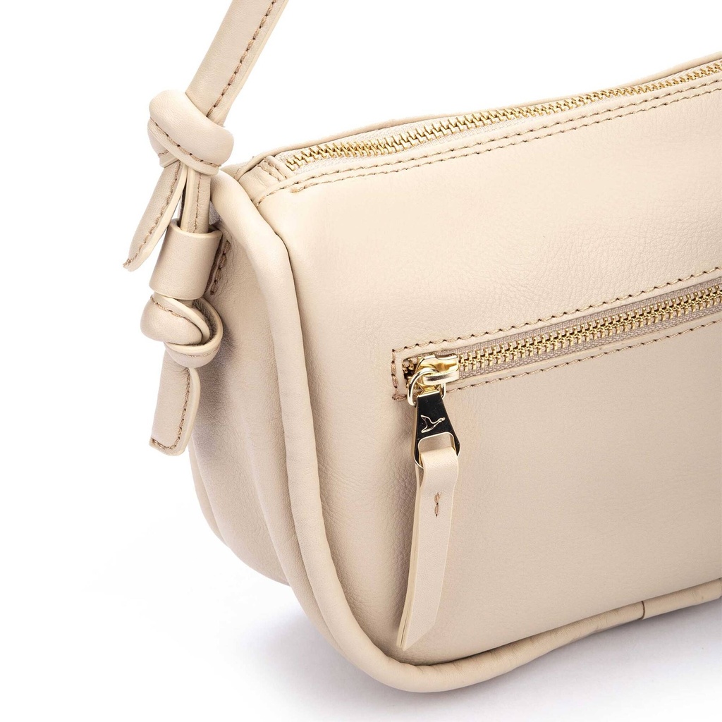 PALS - Bolso de piel con cierre de cremallera para mujer. (7)