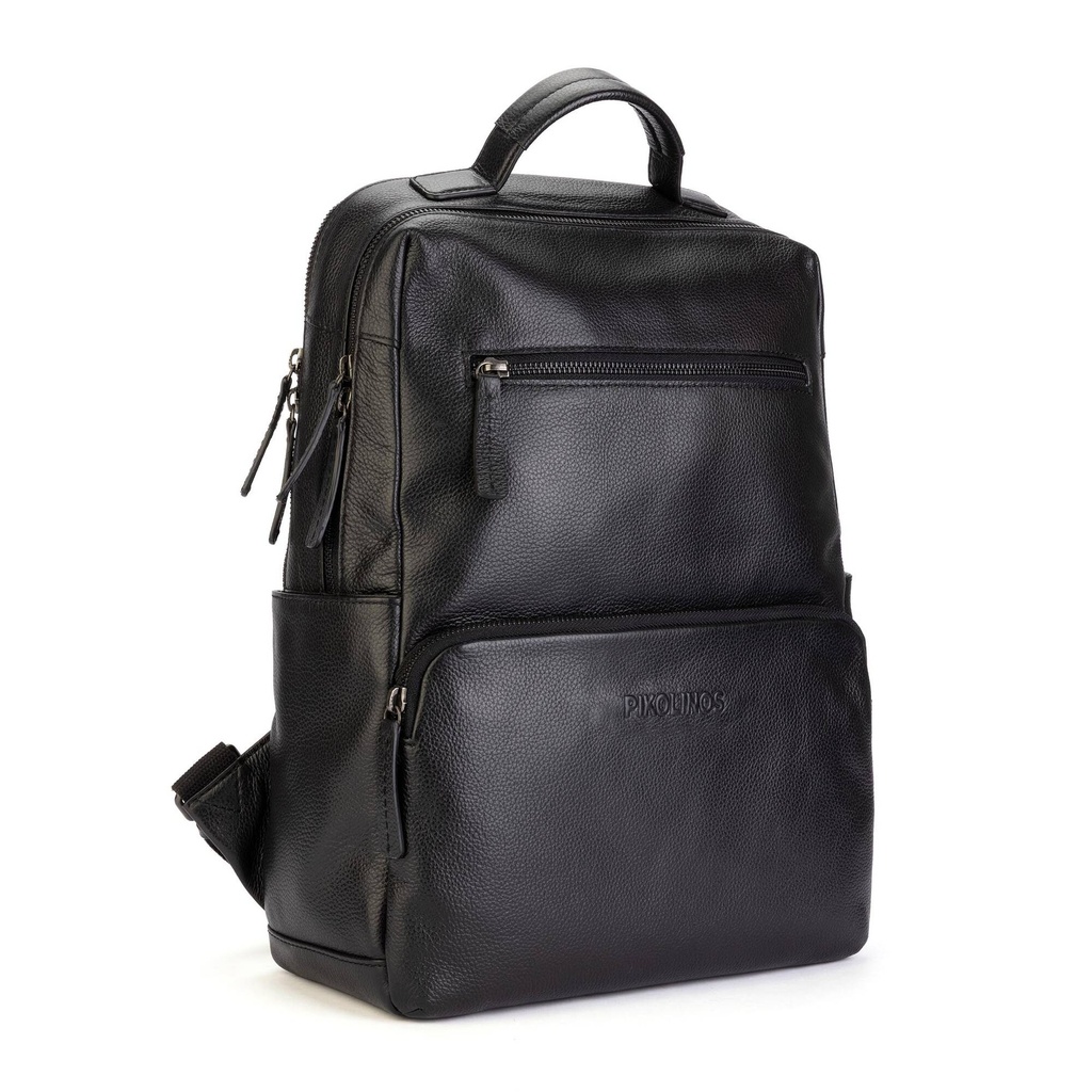 TAMBO - Mochila de piel clásica para hombre (5)