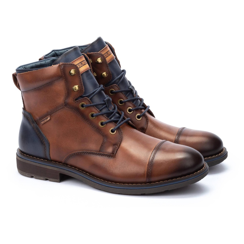 YORK - Botín con cordones y cremallera para hombre (5)