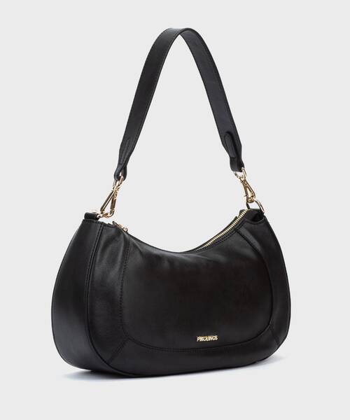 ARES - Bolso de piel con cierre de cremallera para mujer. (1)