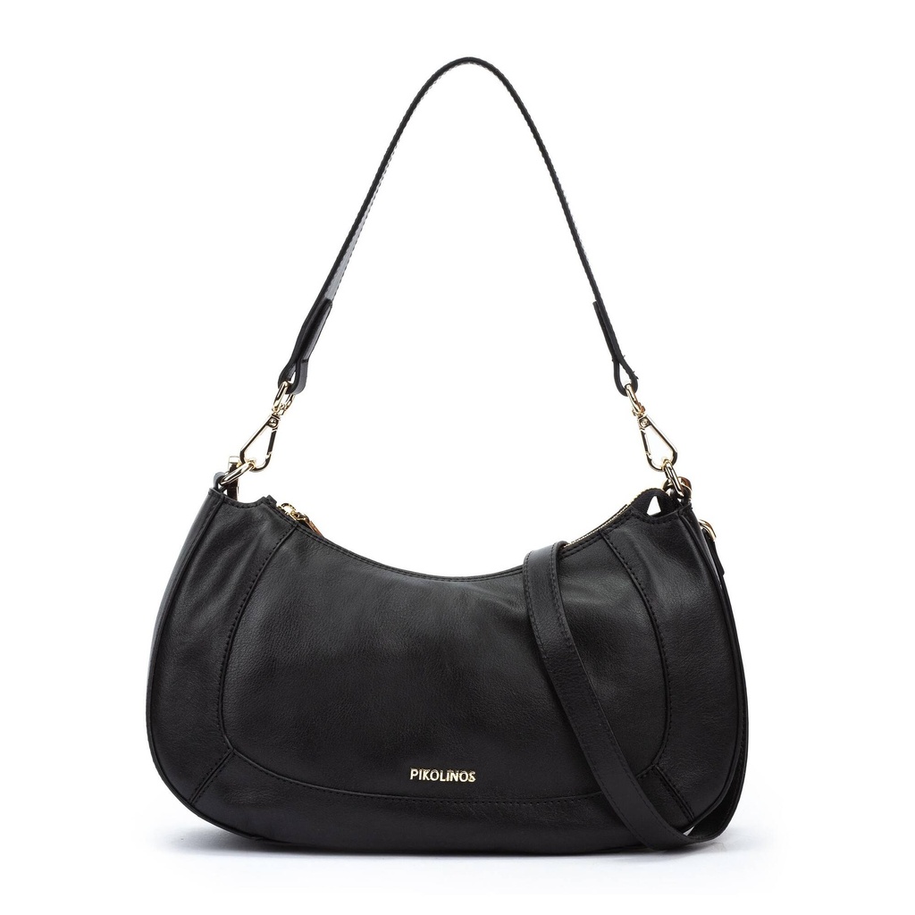 ARES - Bolso de piel con cierre de cremallera para mujer. (4)