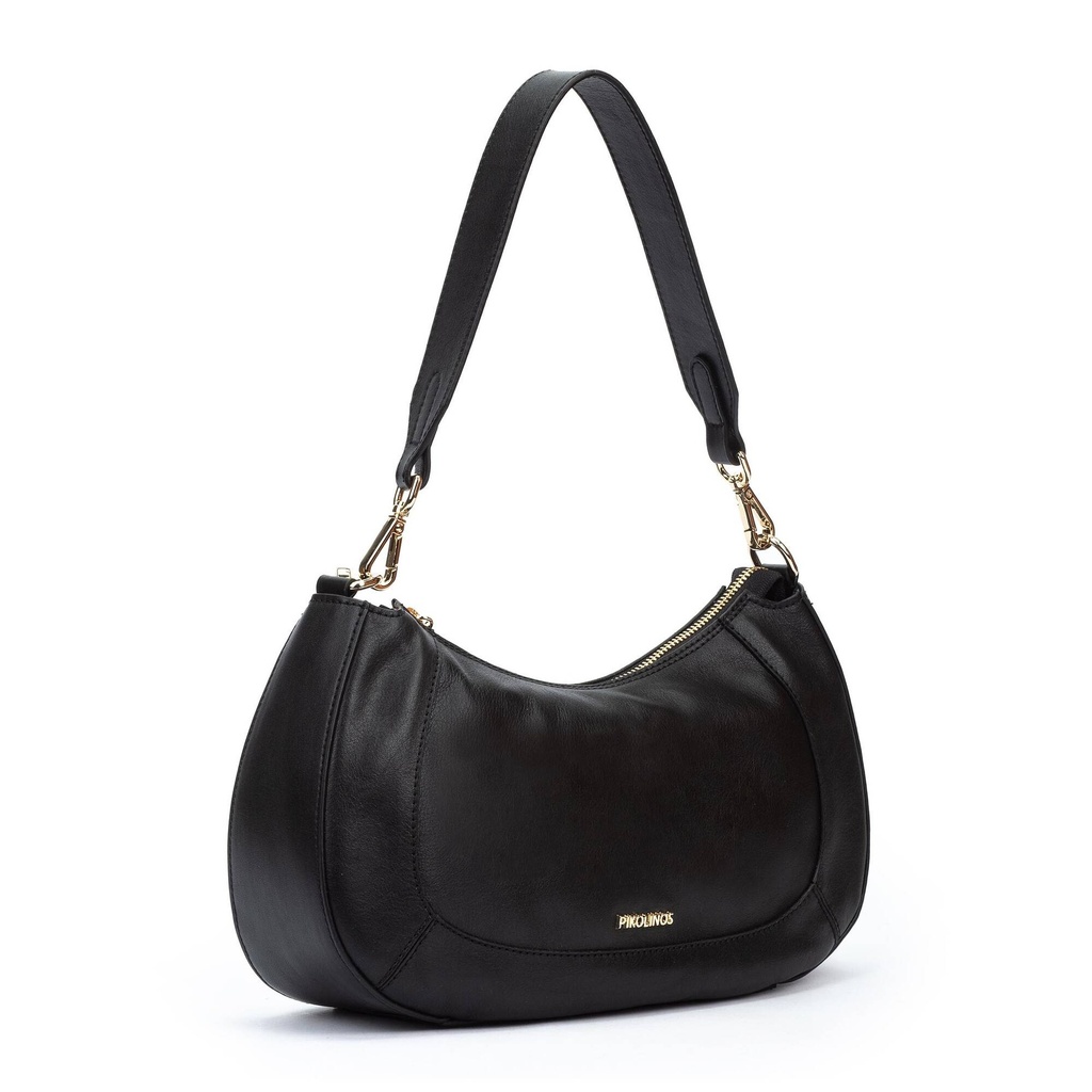 ARES - Bolso de piel con cierre de cremallera para mujer. (5)