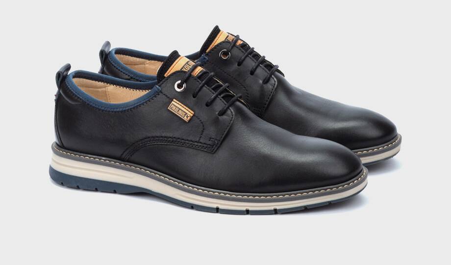 CANET - Zapatos con cordones casual para hombre (3)