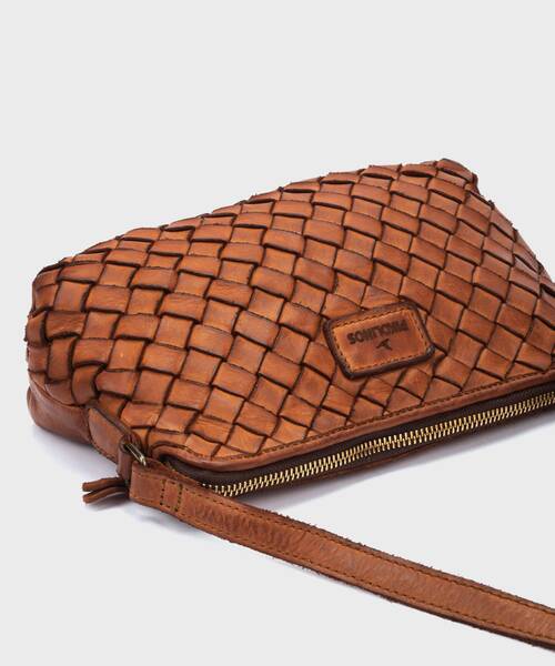 FAURA - Bolso de piel con cierre de cremallera para mujer. (2)