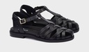 NAVIA - Sandalias planas con hebilla para mujer (3)