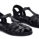 NAVIA - Sandalias planas con hebilla para mujer (7)