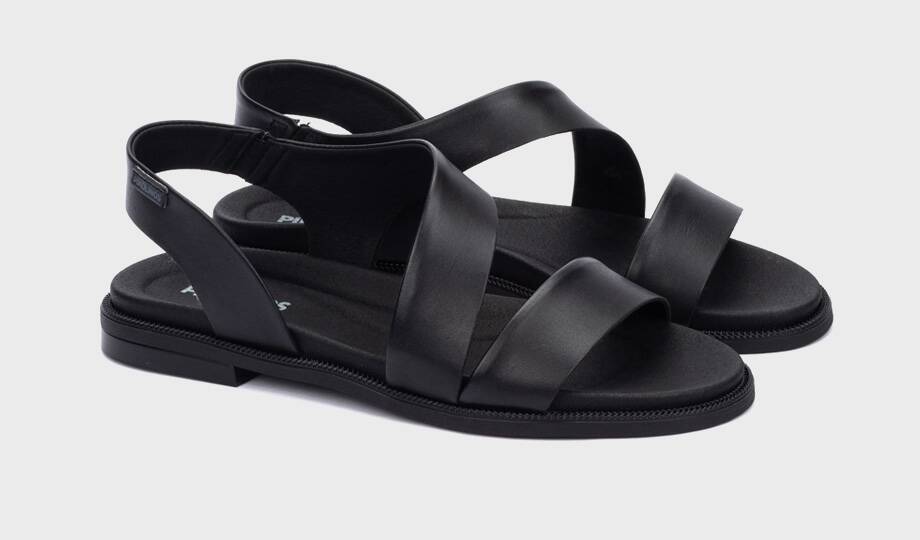 NAVIA - Sandalias planas con cierre elástico para mujer (3)