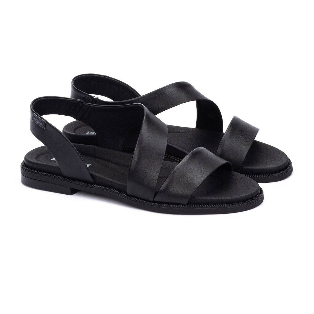 NAVIA - Sandalias planas con cierre elástico para mujer (5)