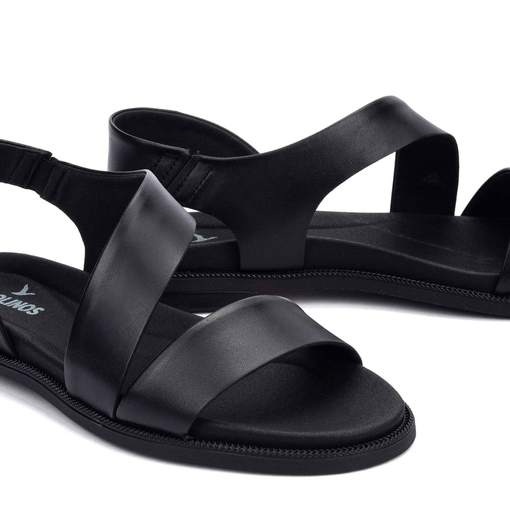 NAVIA - Sandalias planas con cierre elástico para mujer (7)