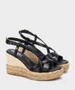 RONDA - Sandalias de cuña con tiras para mujer (1)