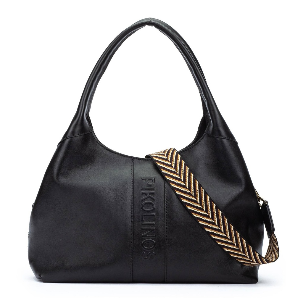 ALCUDIA - Bolso de piel con separador central para mujer. (4)