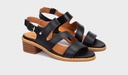 BLANES - Sandalias de tacón con hebilla para mujer (3)