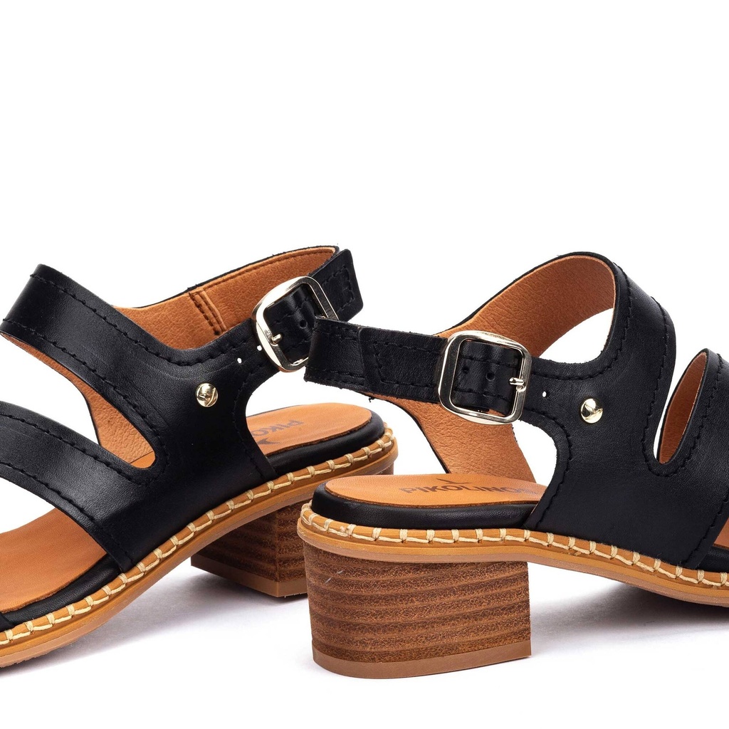 BLANES - Sandalias de tacón con hebilla para mujer (7)