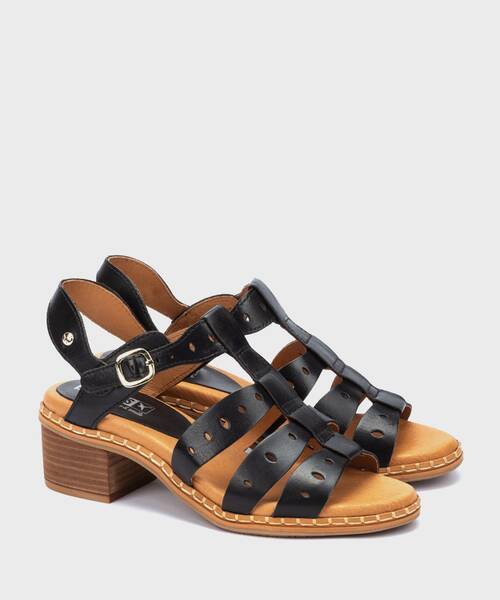 BLANES - Sandalia de tacón bajo para mujer (1)