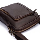 CAIMARI - Bolso de piel con cierre de cremallera para hombre. (7)