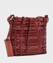 ROMANA - Bolso trenzado de piel para mujer (1)