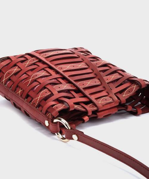 ROMANA - Bolso trenzado de piel para mujer (2)
