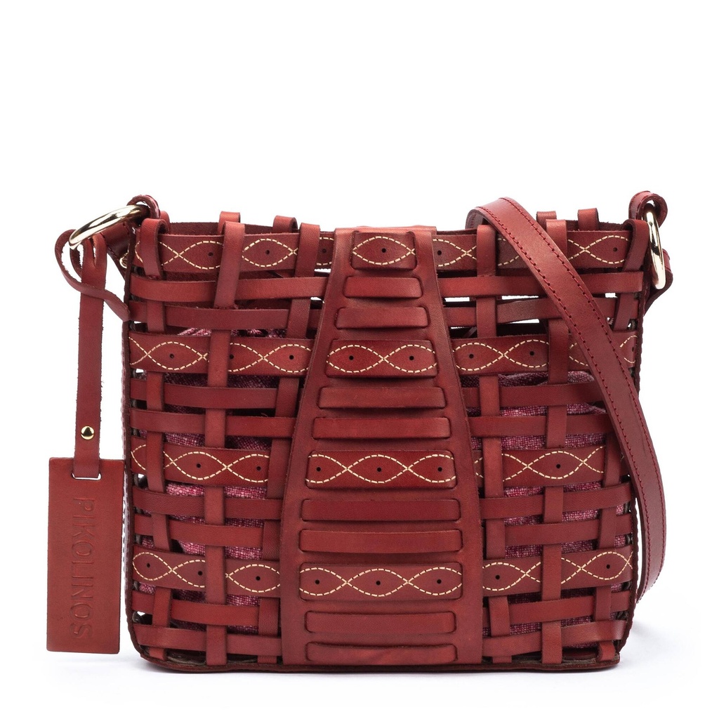 ROMANA - Bolso trenzado de piel para mujer (4)