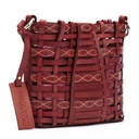 ROMANA - Bolso trenzado de piel para mujer (5)