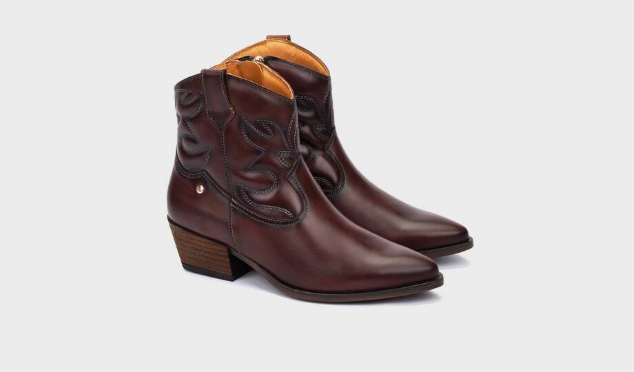 VERGEL - Botines de tacón con cremallera para mujer. (3)