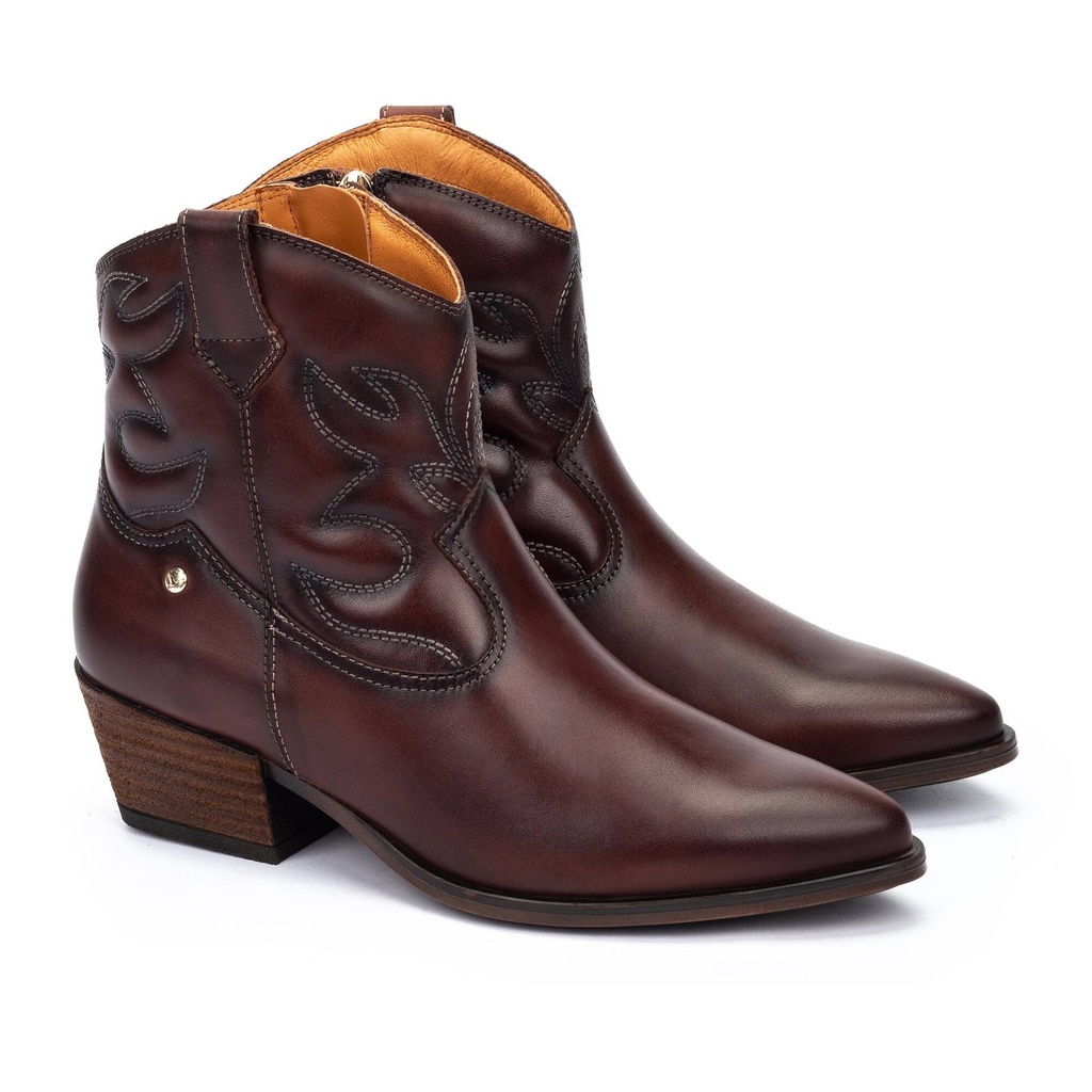 VERGEL - Botines de tacón con cremallera para mujer. (5)