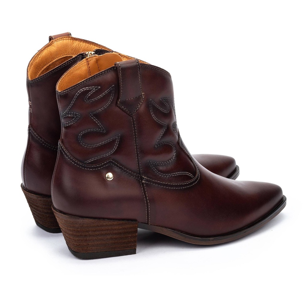 VERGEL - Botines de tacón con cremallera para mujer. (6)