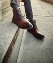 YORK - Botín con cordones y cremallera para hombre (2)