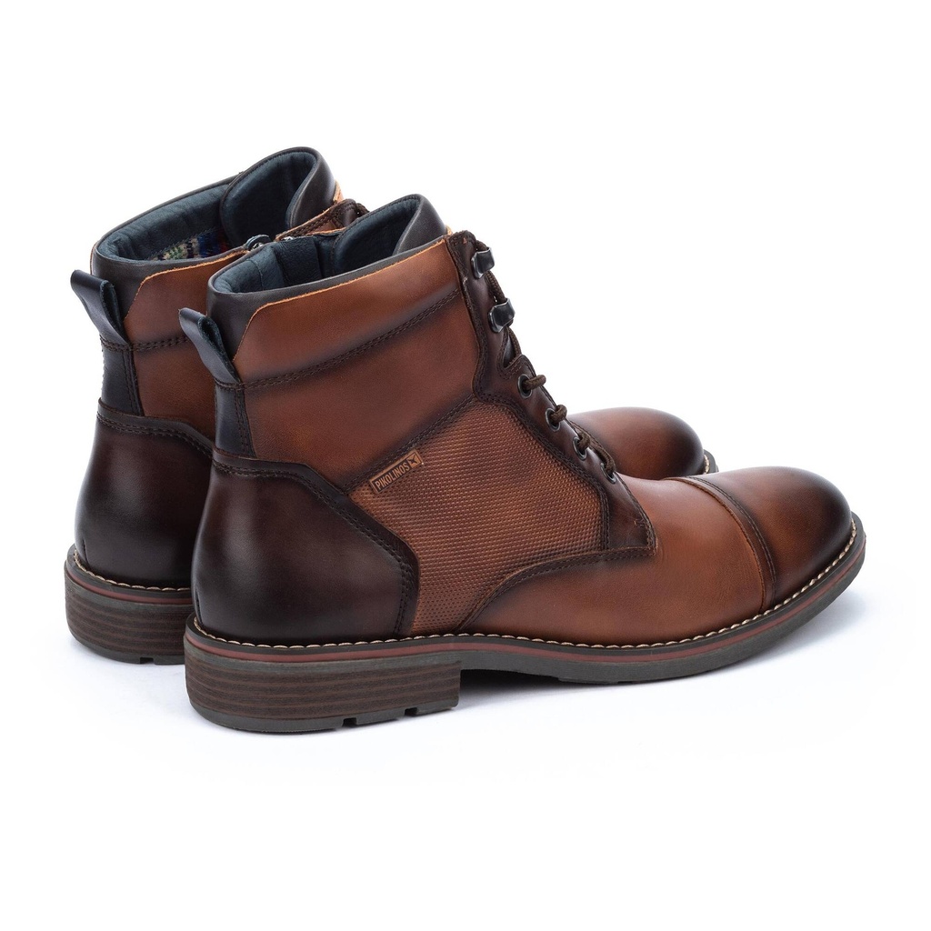 YORK - Botín con cordones y cremallera para hombre (6)
