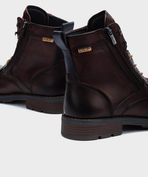 YORK - Botín con cordones y cremallera para hombre (2)