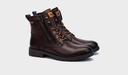 YORK - Botín con cordones y cremallera para hombre (3)