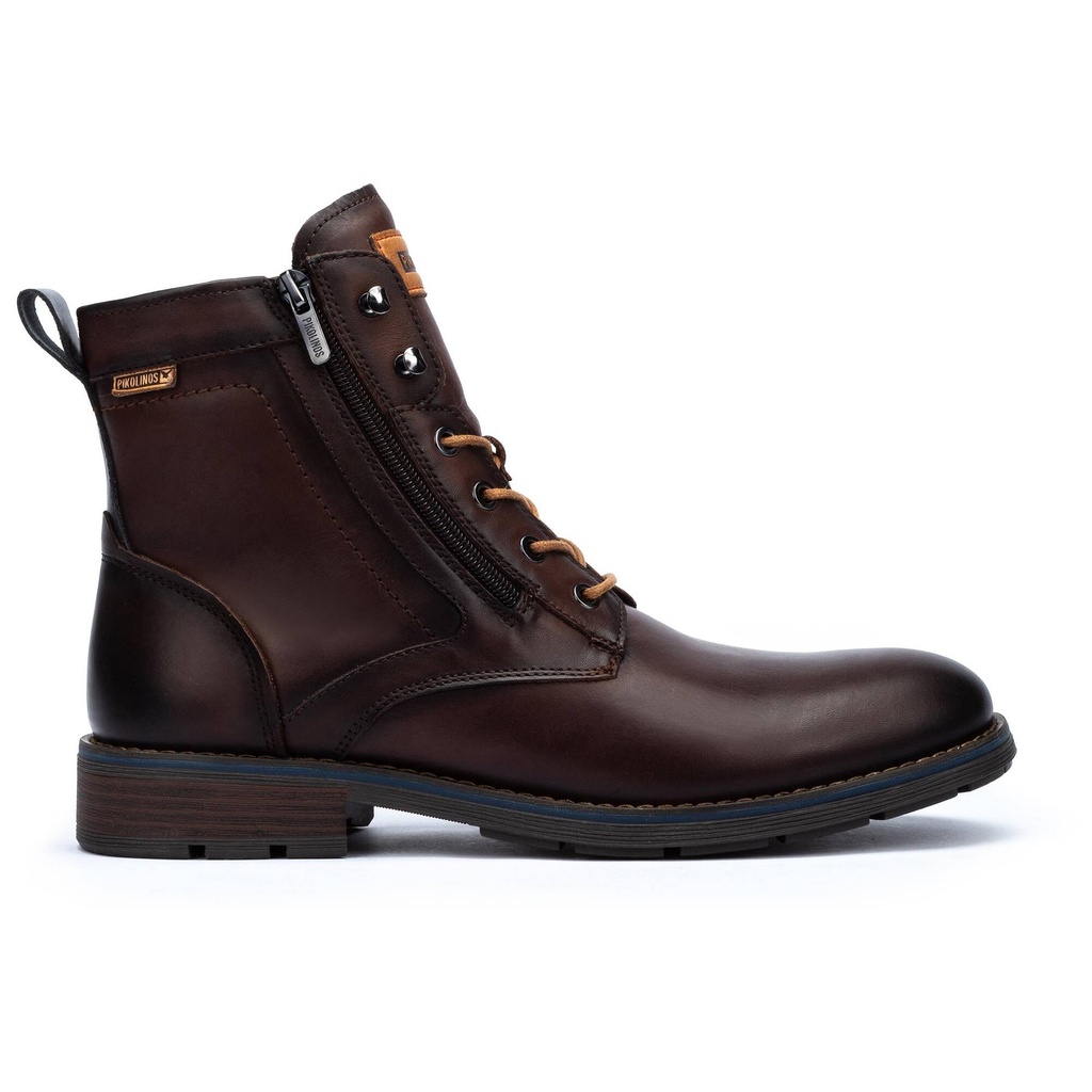 YORK - Botín con cordones y cremallera para hombre (4)