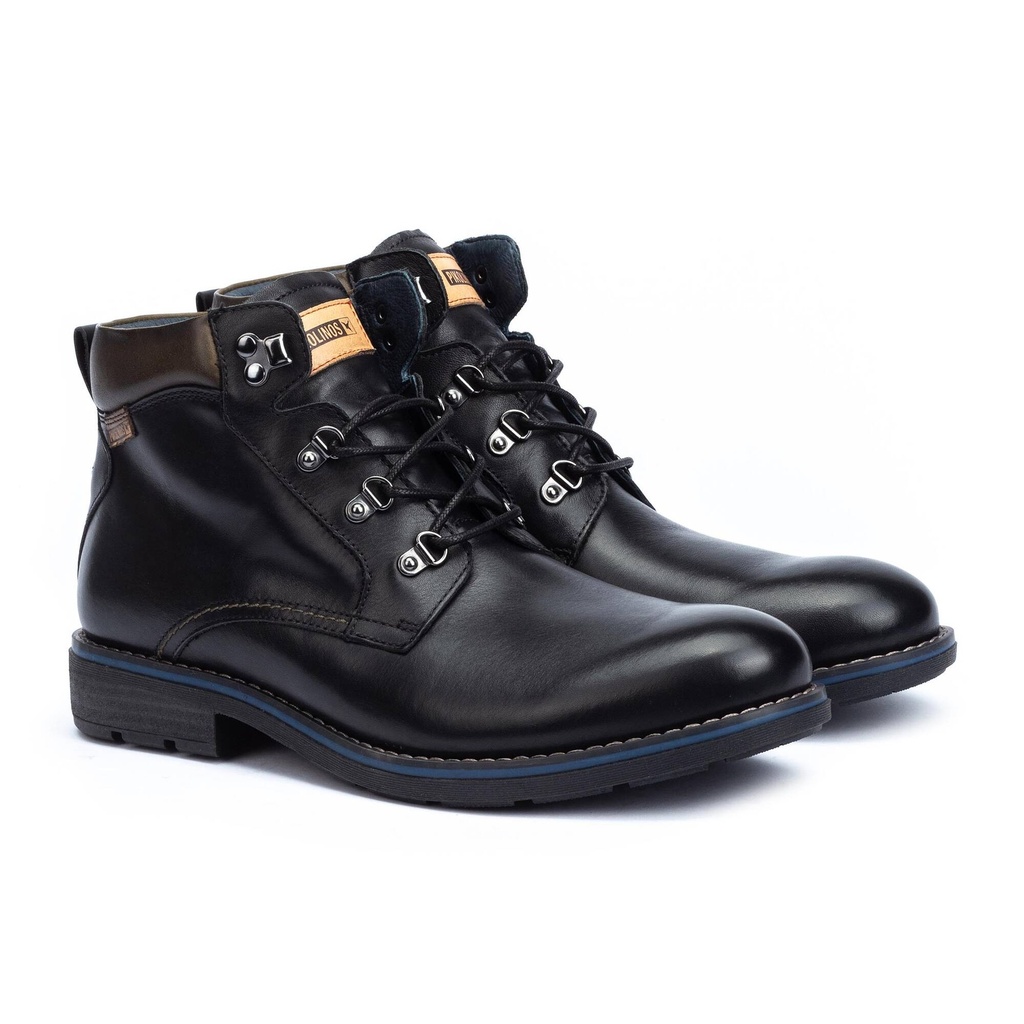 YORK - Botín con cordones y cremallera para hombre (5)