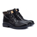YORK - Botín con cordones y cremallera para hombre (5)
