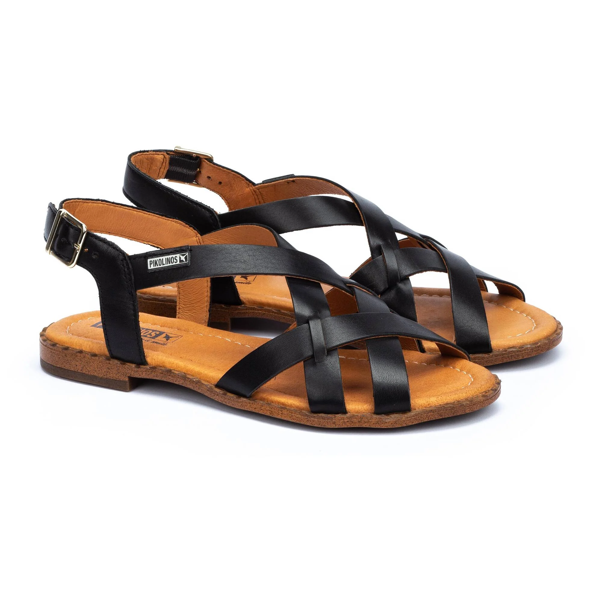 ALGAR - Sandalias planas con hebilla para mujer (5)