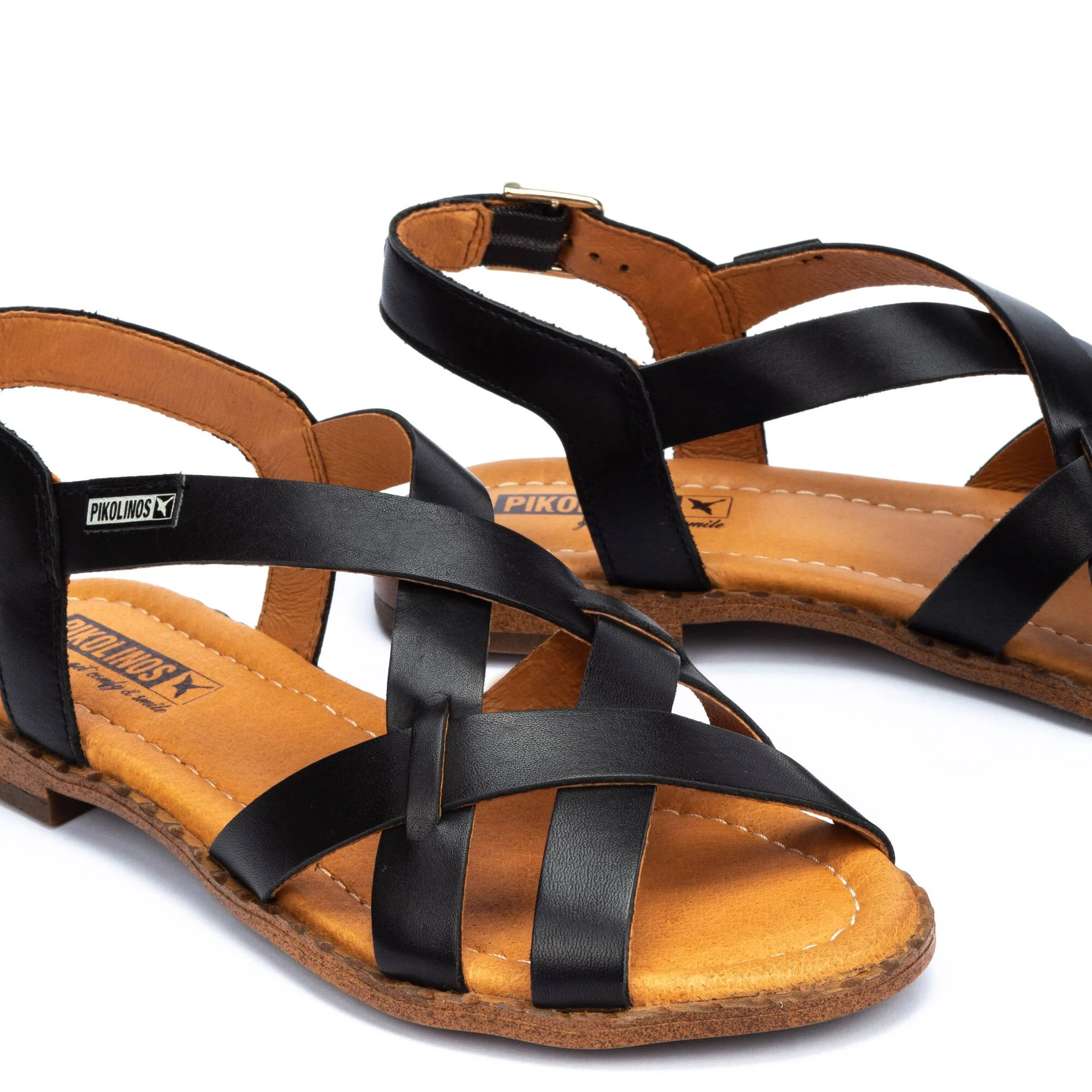 ALGAR - Sandalias planas con hebilla para mujer (7)