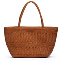 BALEARES - Bolso tote de piel  trenzada para mujer (4)