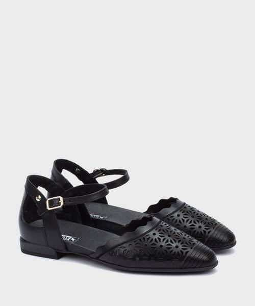 BENISSA - Sandalias planas de mujer con puntera cerrada (1)