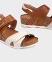 MAHON - Sandalias con cierre adherente y cuña para mujer (2)