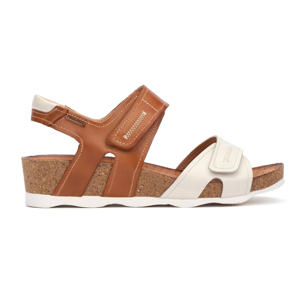 MAHON - Sandalias con cierre adherente y cuña para mujer (4)