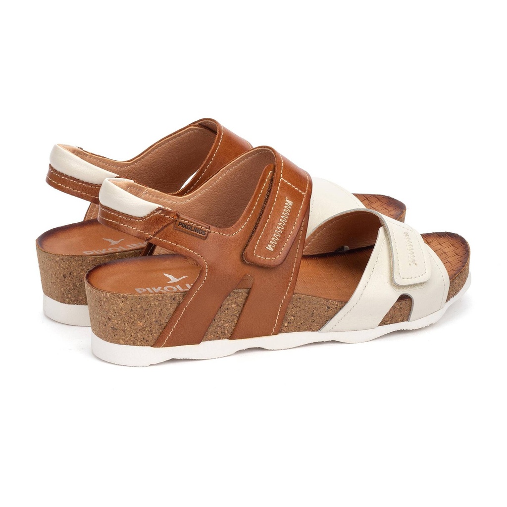 MAHON - Sandalias con cierre adherente y cuña para mujer (6)