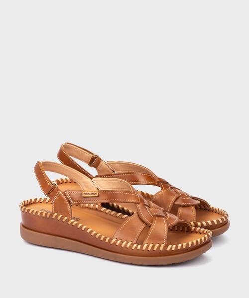 CADAQUES - Sandalia de piel trenzada para mujer (1)