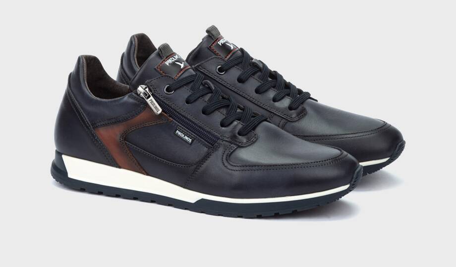 CAMBIL - Deportivo con cierre cordones y cremallera para hombre. (3)
