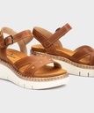 GOMERA - Sandalias de cuña con hebilla para mujer (2)