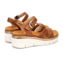 GOMERA - Sandalias de cuña con hebilla para mujer (6)
