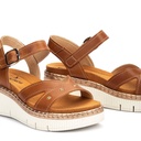 GOMERA - Sandalias de cuña con hebilla para mujer (7)