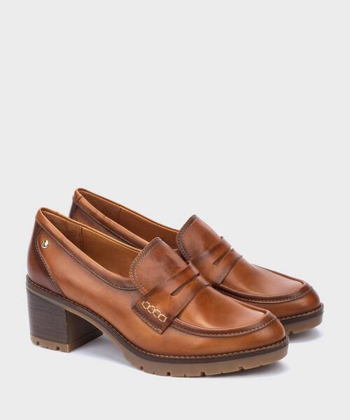 LLANES - Mocasín con tacón medio para mujer (1)