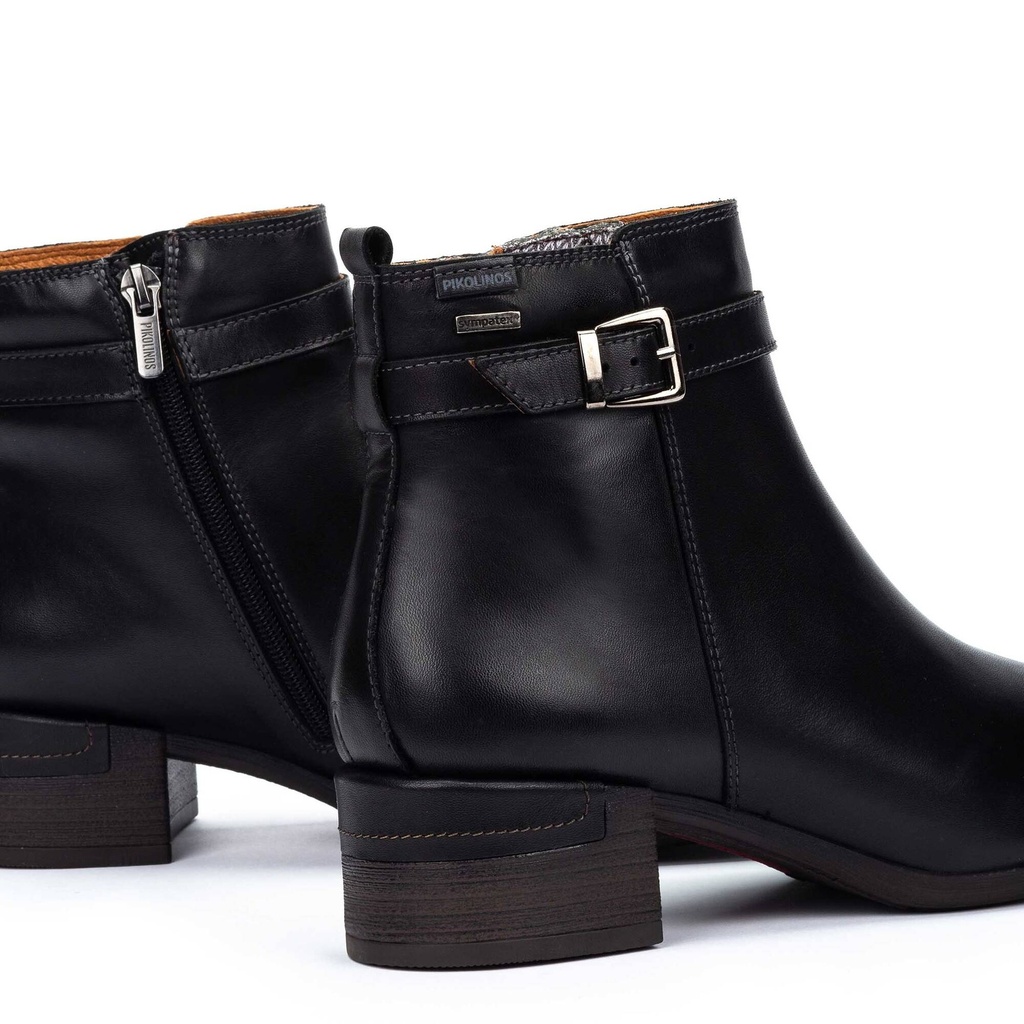 MALAGA - Botines de tacón con tecnología waterproof para mujer. (7)