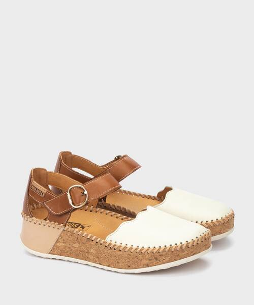 MARINA - Zapato semiabierto con cierre adherente para mujer (1)